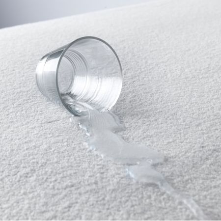 Protectii saltele - Protectie saltea impermeabila Terry Buget, Gecor, Alb