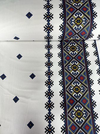 Tesaturi imprimate - Tesatura imprimata fata de masa, model 13118-8, 100 % bumbac, Gecor