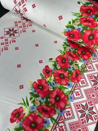 Tesaturi imprimate - Tesatura imprimata fata de masa, model 16948-1, 100 % bumbac, Gecor