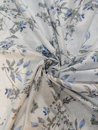 Matlaseuri - Matlaseu cu ata pentru perne, 3 straturi, microfibra imprimata Blue 5851-7, 170 gr/mp, latime 220 cm, Gecor