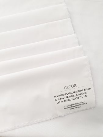 Tesaturi & Metraje - Tesatura percal Madrid, PC 52:48, 120 gr/mp, latime 305 cm, Gecor