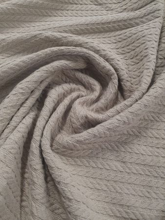 Tesaturi color - Tesatura spic pique bej, 100% bumbac,  latime 240 cm, 300 gr/ mp, Gecor