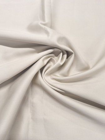 Tesaturi albe - Tesatura VAT Uni Deyd Satin TC 300, 100% bumbac,125 gr/mp, latime 305 cm, Gecor, Ecru VAT