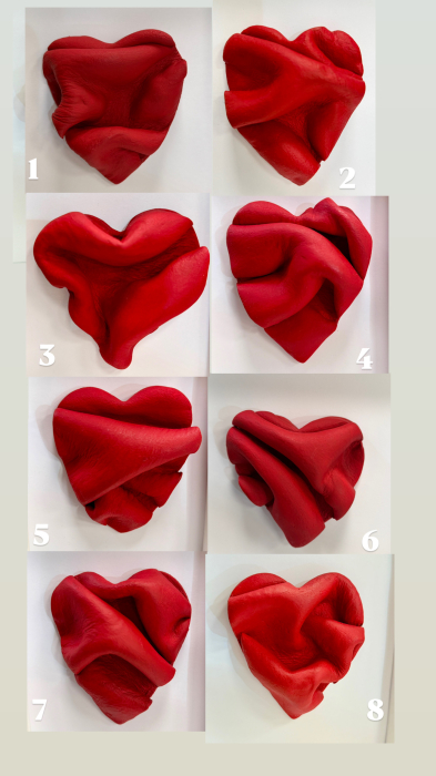 Inima roșie înrămată + cutie cadou [3]