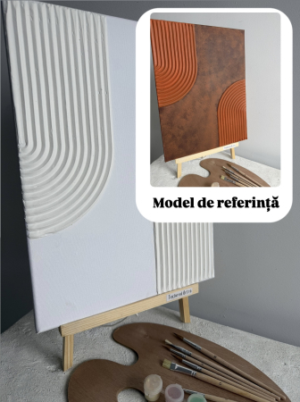 KIT Pictură - Tablou Texturat gata de pictat - ARCADE [1]