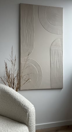 Relief Arhitectural - Tablou ,,Serenity'', 70x130 cm.