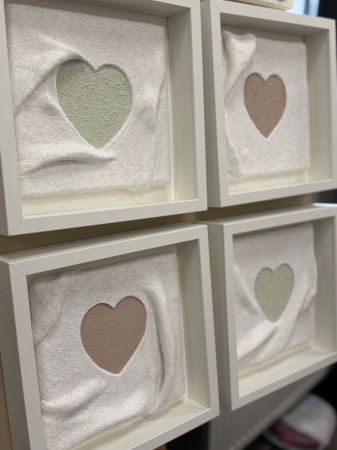 TABLOURI DISPONIBILE - Set 4 inimi 25x25 cm