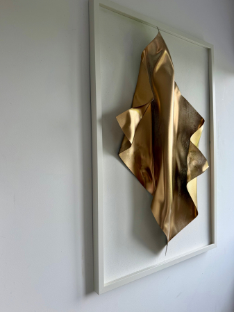 Tablou 3D Libreth – Eleganță Sculpturală în Ramă Albă (93x63 cm) [4]