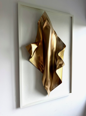 TABLOURI DISPONIBILE - Tablou 3D Libreth – Eleganță Sculpturală în Ramă Albă (93x63 cm)