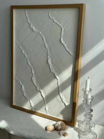 Tablou ,,White Waves'', 50x70 cm. [1]