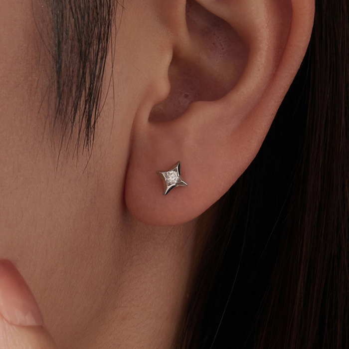 Cercei Moissanite Argint Stars [7]