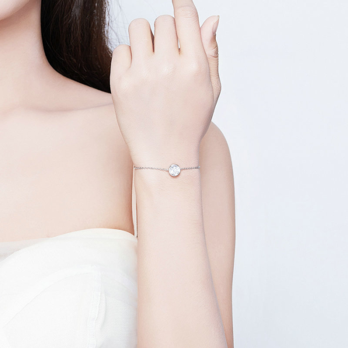 Bratara din Argint Round Crystal [2]
