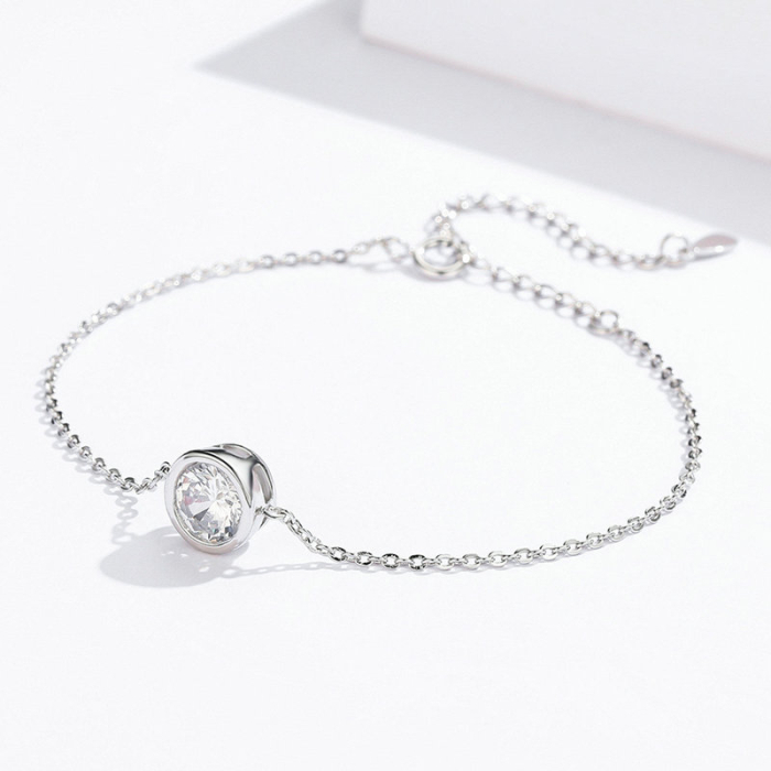 Bratara din Argint Round Crystal [4]