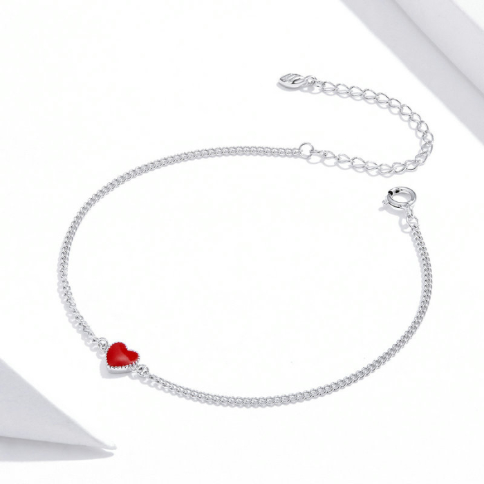 Bratara din Argint Ruby Heart [4]