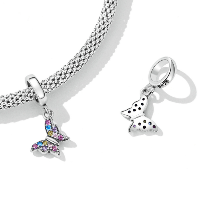 Talisman din Argint Butterfly tip Pandantiv [2]