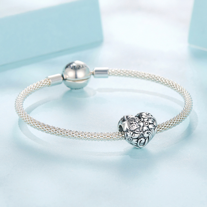Talisman din Argint Vintage Heart [6]