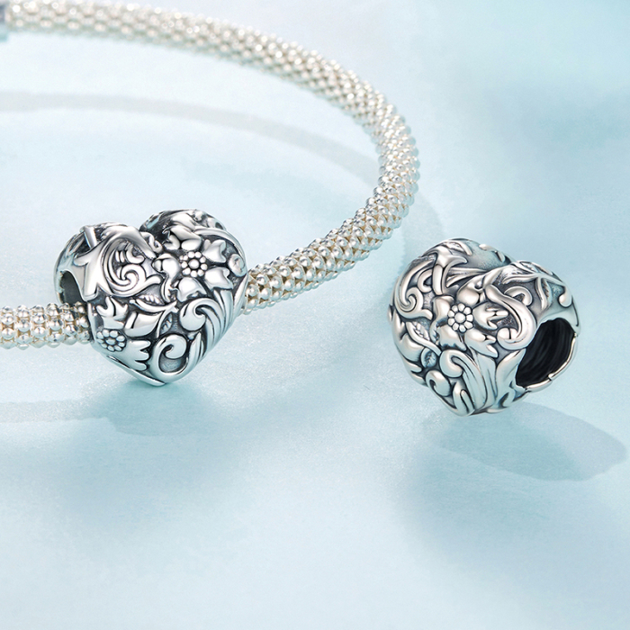 Talisman din Argint Vintage Heart [3]