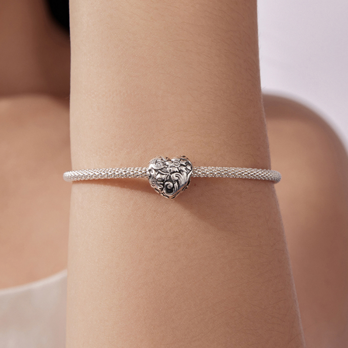 Talisman din Argint Vintage Heart [7]