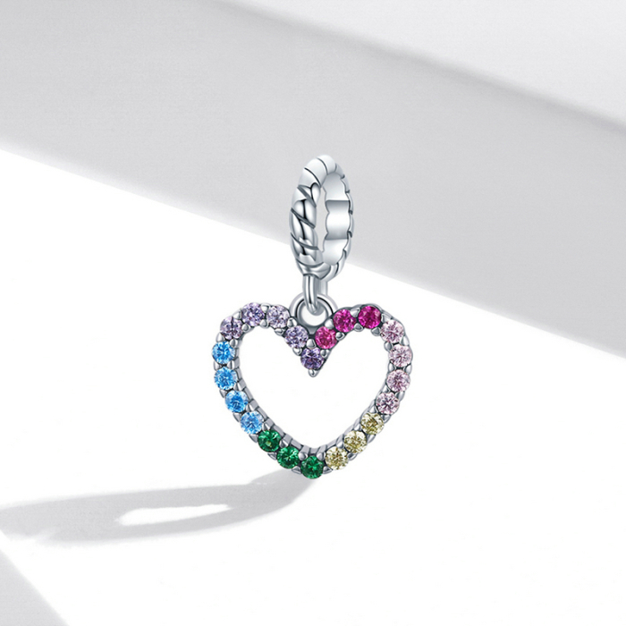 Talisman tip Pandantiv din Argint Colour Heart [3]