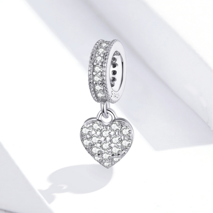 Talisman tip Pandantiv din Argint Dangling Heart [4]