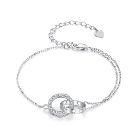 TOATE PRODUSELE - Bratara din Argint Double Circle