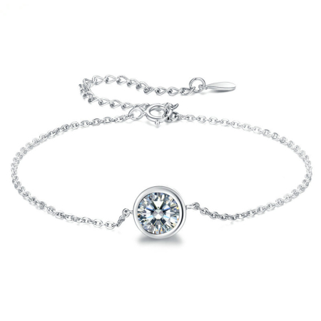 TOATE PRODUSELE - Bratara din Argint Round Crystal