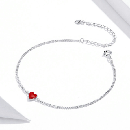 Bratara din Argint Ruby Heart [3]