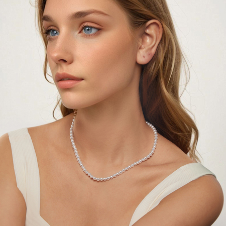 Colier din Argint Perle 5mm [1]