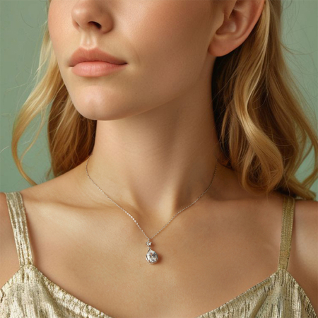 Colier din Argint Teardrop [1]