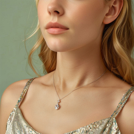 Colier din Argint Teardrop [5]