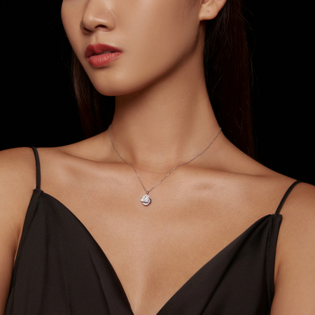 Colier Moissanite Argint Radiance [7]