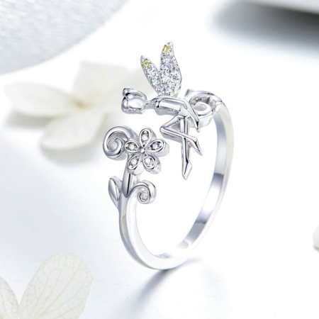 Inel reglabil din Argint Fairy [2]