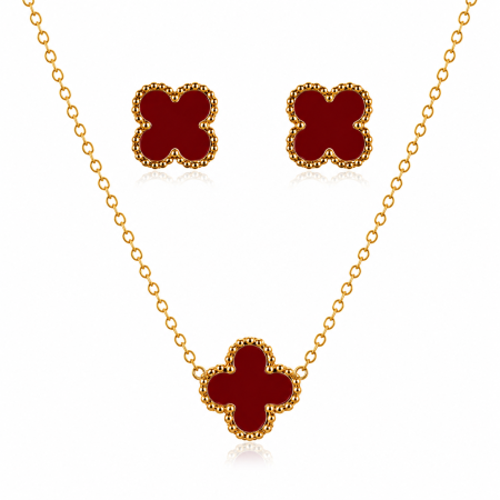 TOATE PRODUSELE - Set Bordo Van cu Finisaj Auriu