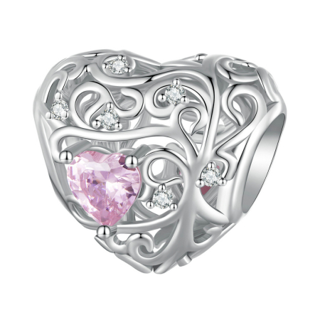 TALISMANE - Talisman din Argint Pink Heart