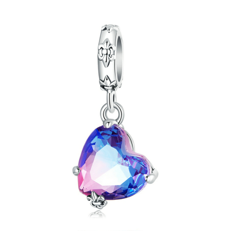 TALISMANE - Talisman tip Pandantiv din Argint Aurora Heart