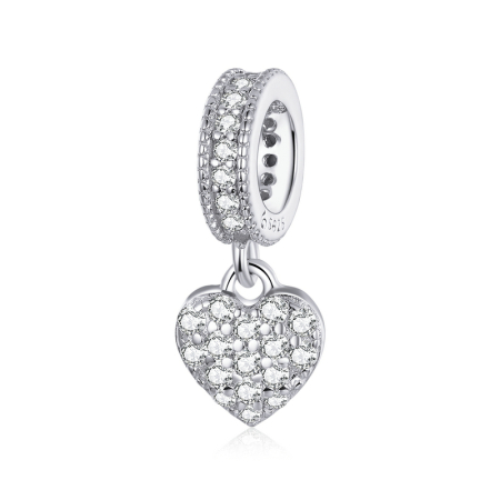 TALISMANE - Talisman tip Pandantiv din Argint Dangling Heart