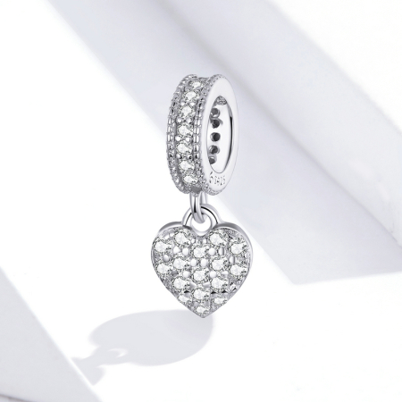 Talisman tip Pandantiv din Argint Dangling Heart [3]