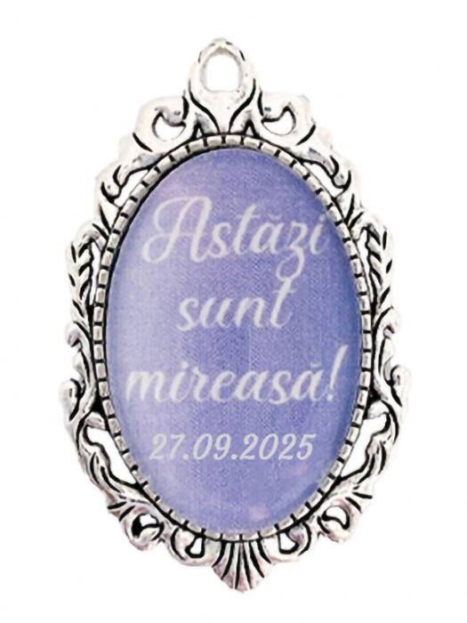 Brosa personalizata nunta "Astazi sunt mireasa" [1]