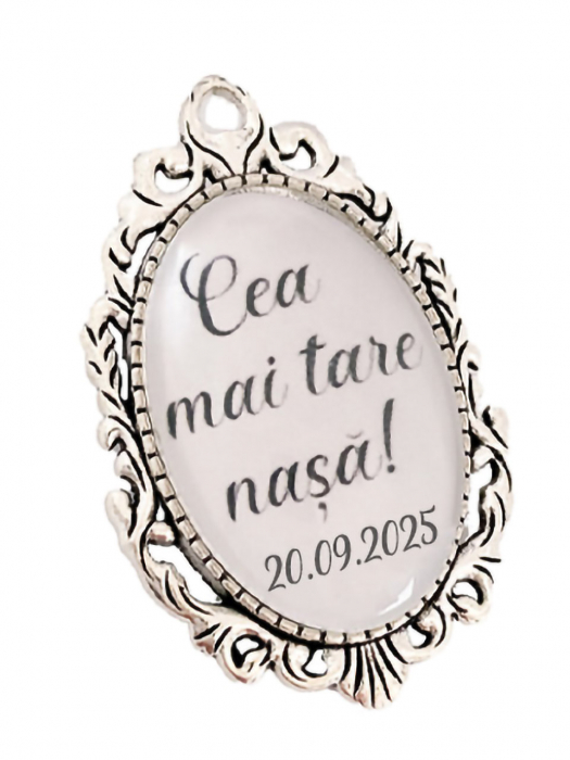 Brosa personalizata "Cea mai tare nasa" [1]