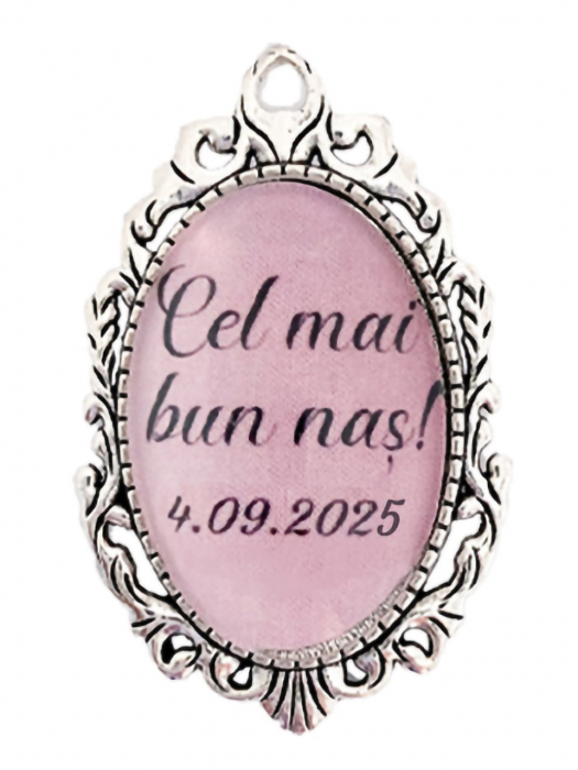 Brosa personalizata nunta "Cel mai bun nas" [1]