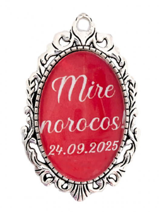 Brosa personalizata nunta mire norocos [1]