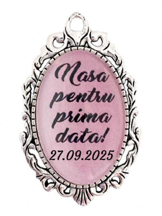 Brosa personalizata "Nasa pentru prima data" [1]