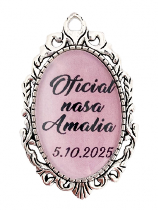 Brosa personalizata nunta "Oficial nasa" [1]
