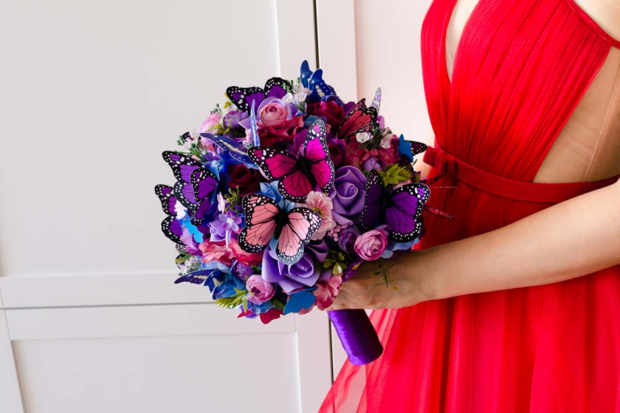 Buchet cu fluturi multicolori 4 [6]