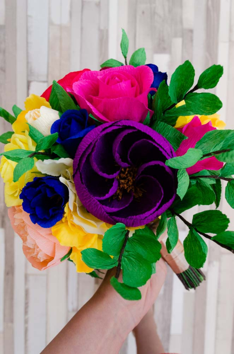 Buchet multicolor cu frunze [3]