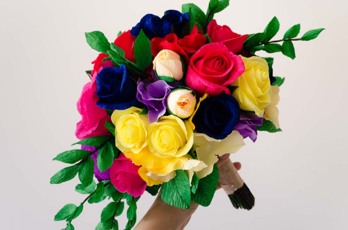 Buchet multicolor cu frunze [2]