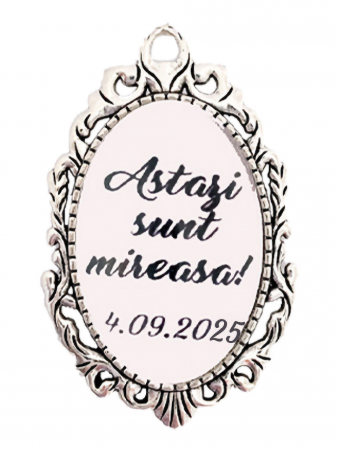 Brose - Brosa personalizata "Astazi sunt mireasa"