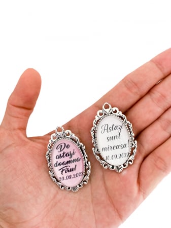 Brosa personalizata "Astazi sunt mireasa" [5]
