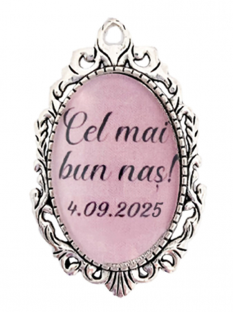 Brose - Brosa personalizata nunta "Cel mai bun nas"