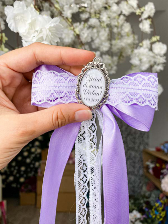 Brosa personalizata de nunta pentru nepoata [2]